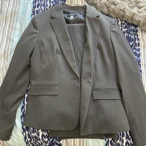 Gray Nine West Pant Suit